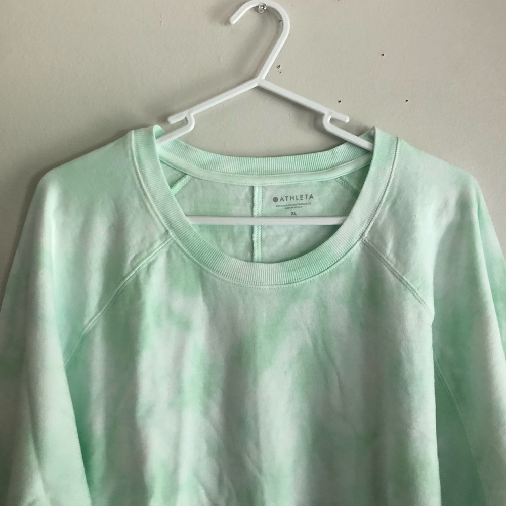 HP 🖤 NWT Athleta Sundown Tie Dye Sweatshirt - Picture 6 of 12